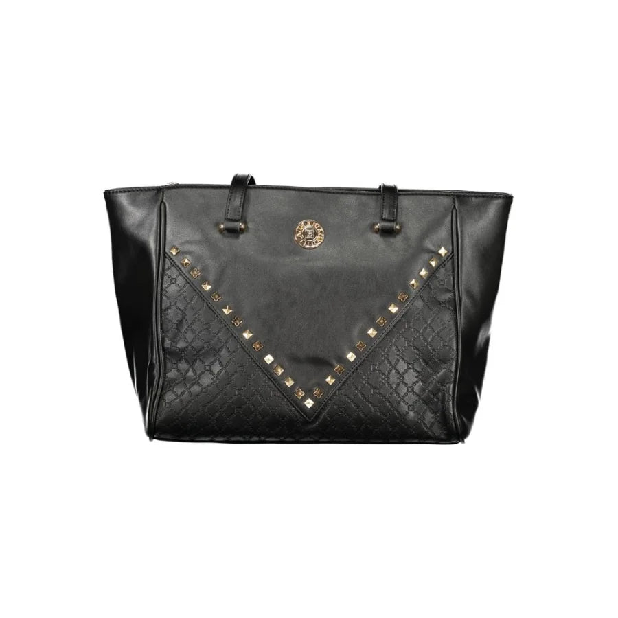 Laura Biagiotti Black PVC Women Handbag