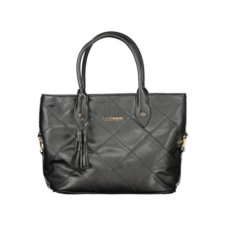 Laura Biagiotti Black PVC Women Handbag