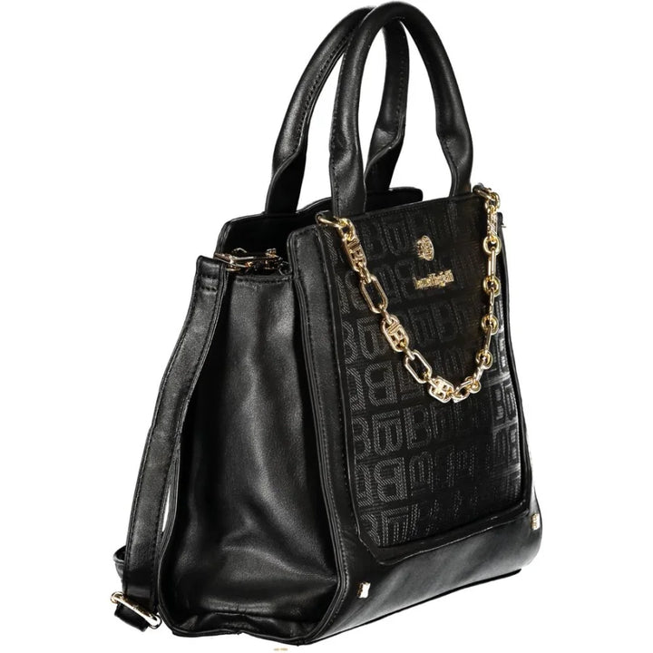 Laura Biagiotti Black PVC Women Handbag