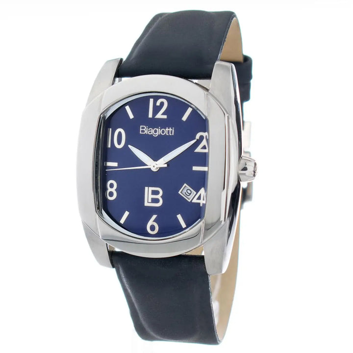 Laura Biagiotti Blue Leather Dress Watch
