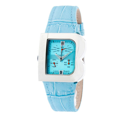 Laura Biagiotti Blue Leather Dress Watch