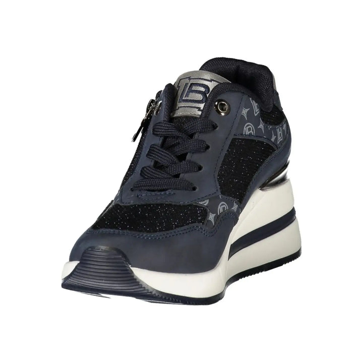 Laura Biagiotti Blue Polyurethane Women’s Sneaker