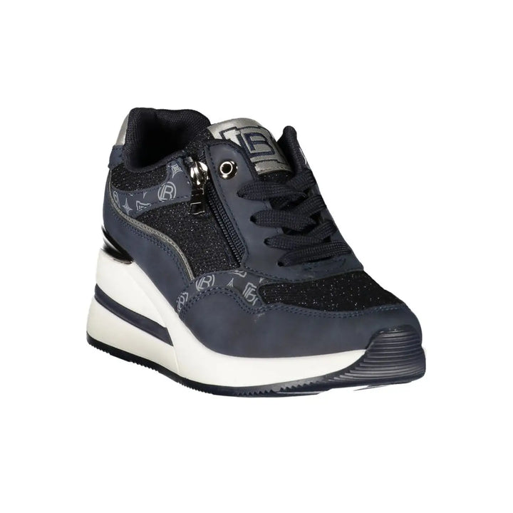 Laura Biagiotti Blue Polyurethane Women’s Sneaker