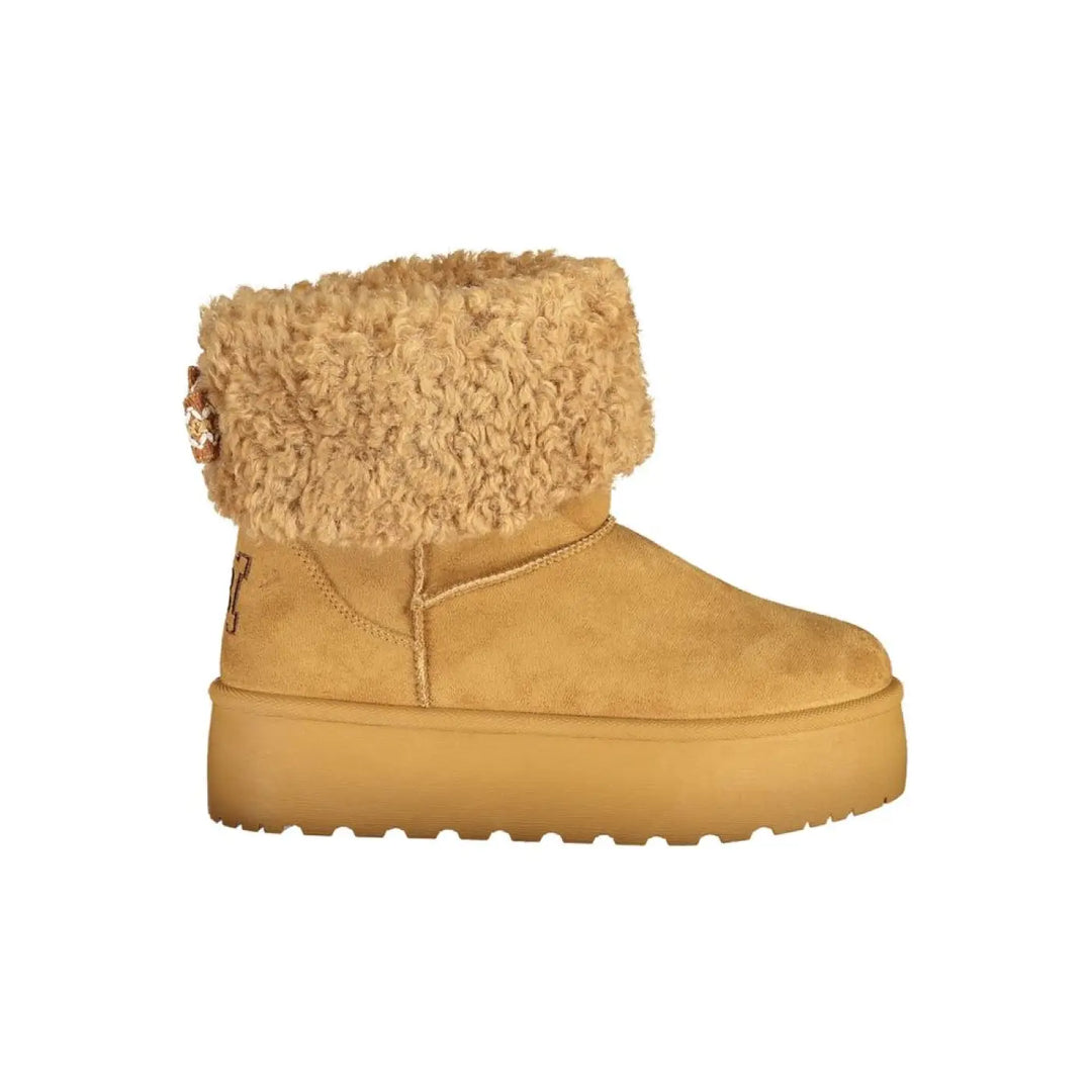Laura Biagiotti Brown Polyurethane Women’s Ankle Boot