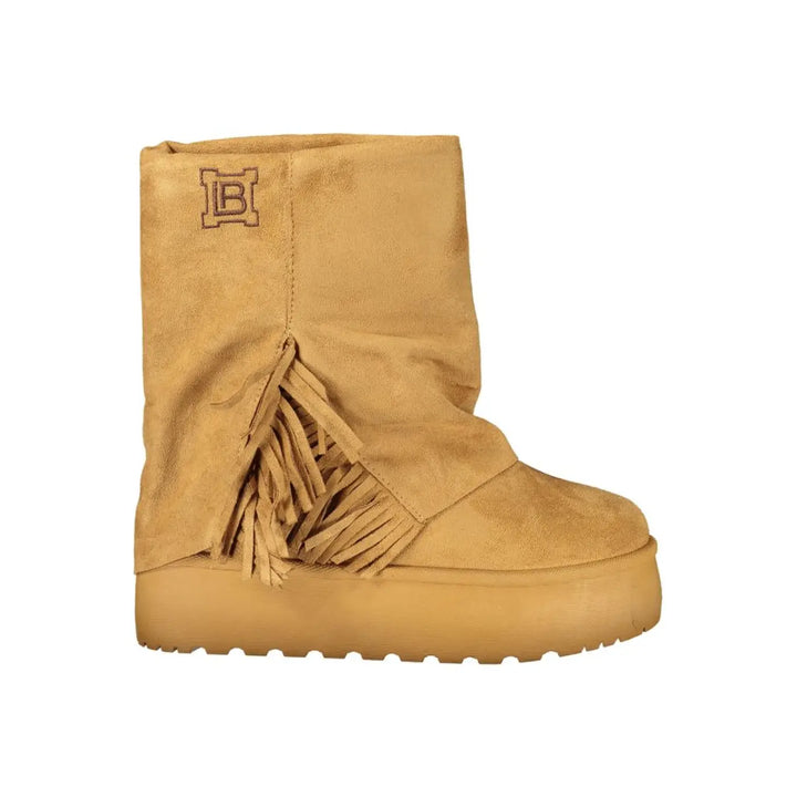 Laura Biagiotti Brown Polyurethane Women’s Boot