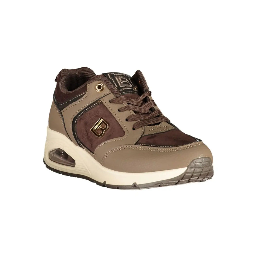 Laura Biagiotti Brown Polyurethane Women’s Sneaker
