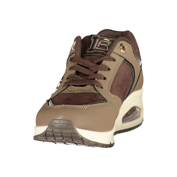 Laura Biagiotti Brown Polyurethane Women’s Sneaker