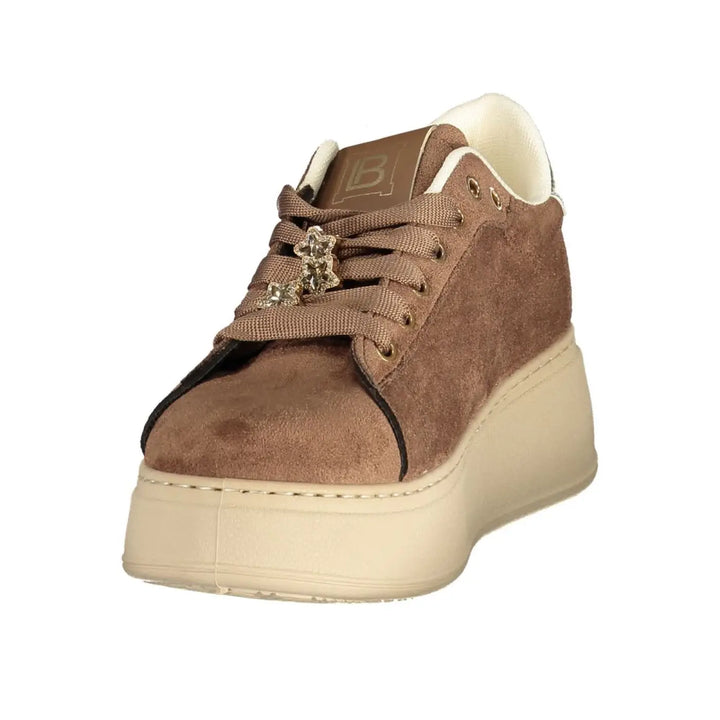 Laura Biagiotti Brown Polyurethane Women’s Sneaker