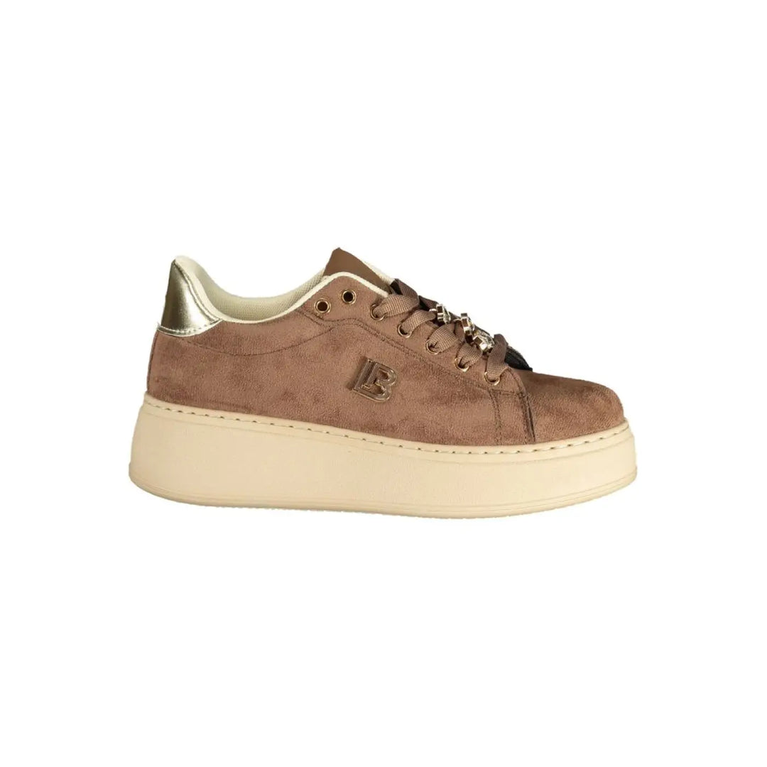 Laura Biagiotti Brown Polyurethane Women’s Sneaker