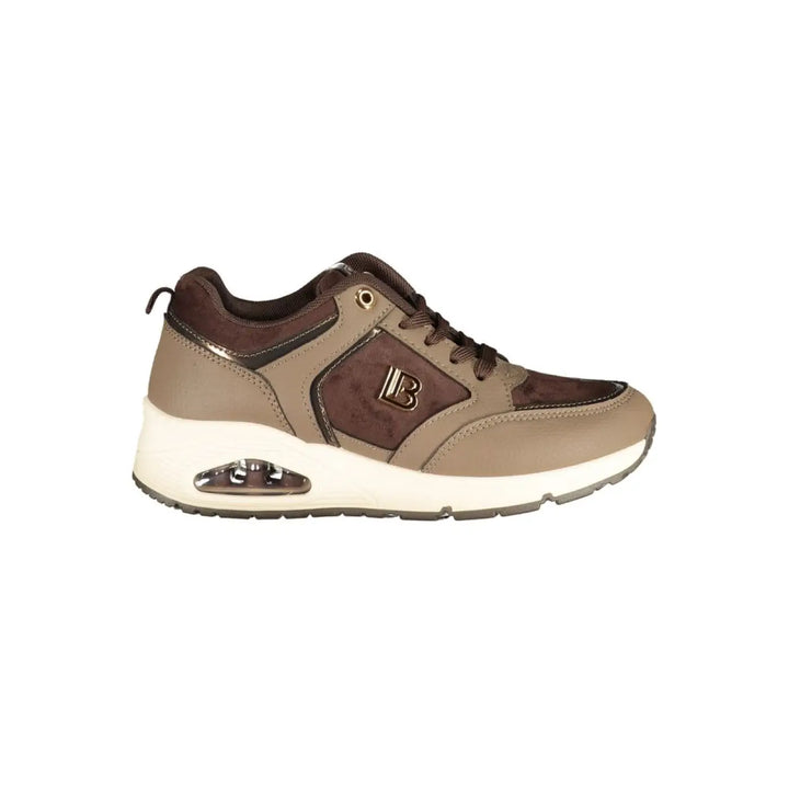 Laura Biagiotti Brown Polyurethane Women’s Sneaker