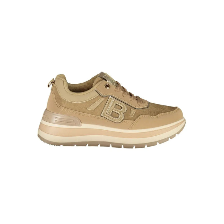 Laura Biagiotti Brown Polyurethane Women’s Sneaker