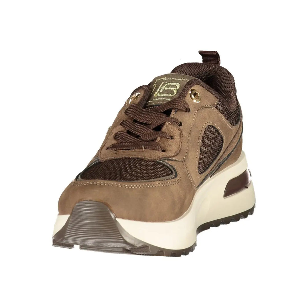 Laura Biagiotti Brown Polyurethane Women’s Sneaker