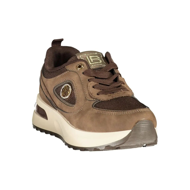 Laura Biagiotti Brown Polyurethane Women’s Sneaker