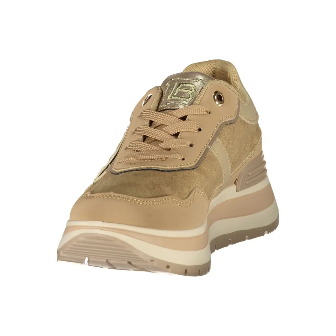Laura Biagiotti Brown Polyurethane Women’s Sneaker