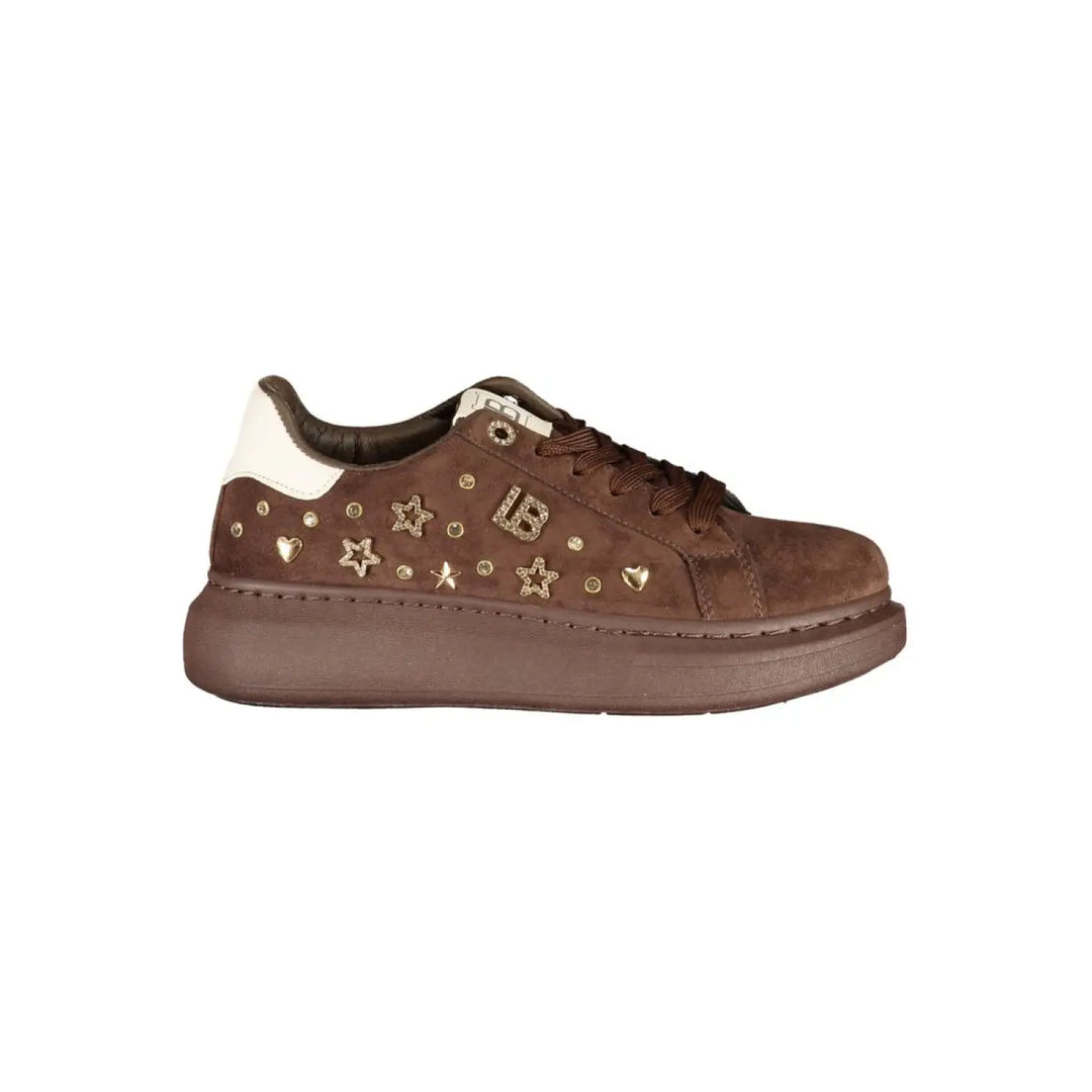 Laura Biagiotti Brown Polyurethane Women’s Sneaker