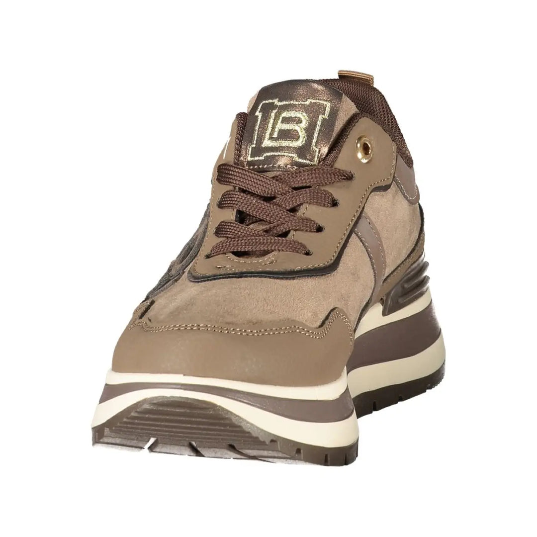 Laura Biagiotti Brown Polyurethane Women’s Sneaker