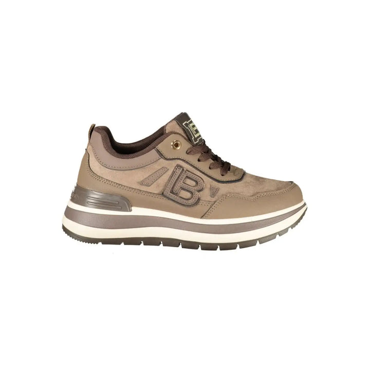 Laura Biagiotti Brown Polyurethane Women’s Sneaker