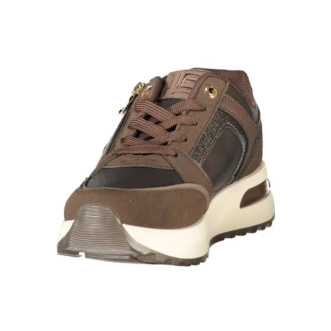 Laura Biagiotti Brown Polyurethane Women’s Sneaker