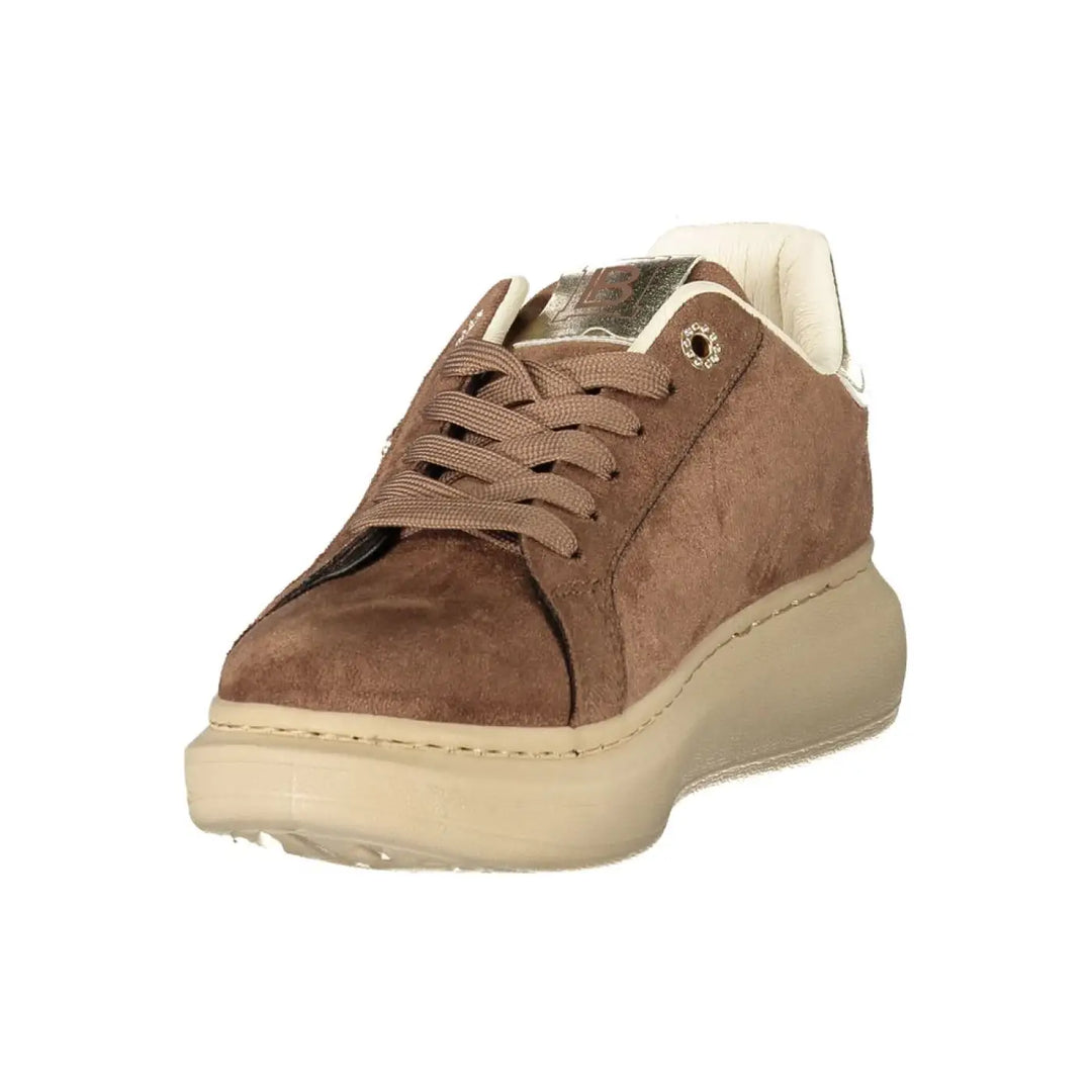 Laura Biagiotti Brown Polyurethane Women’s Sneaker