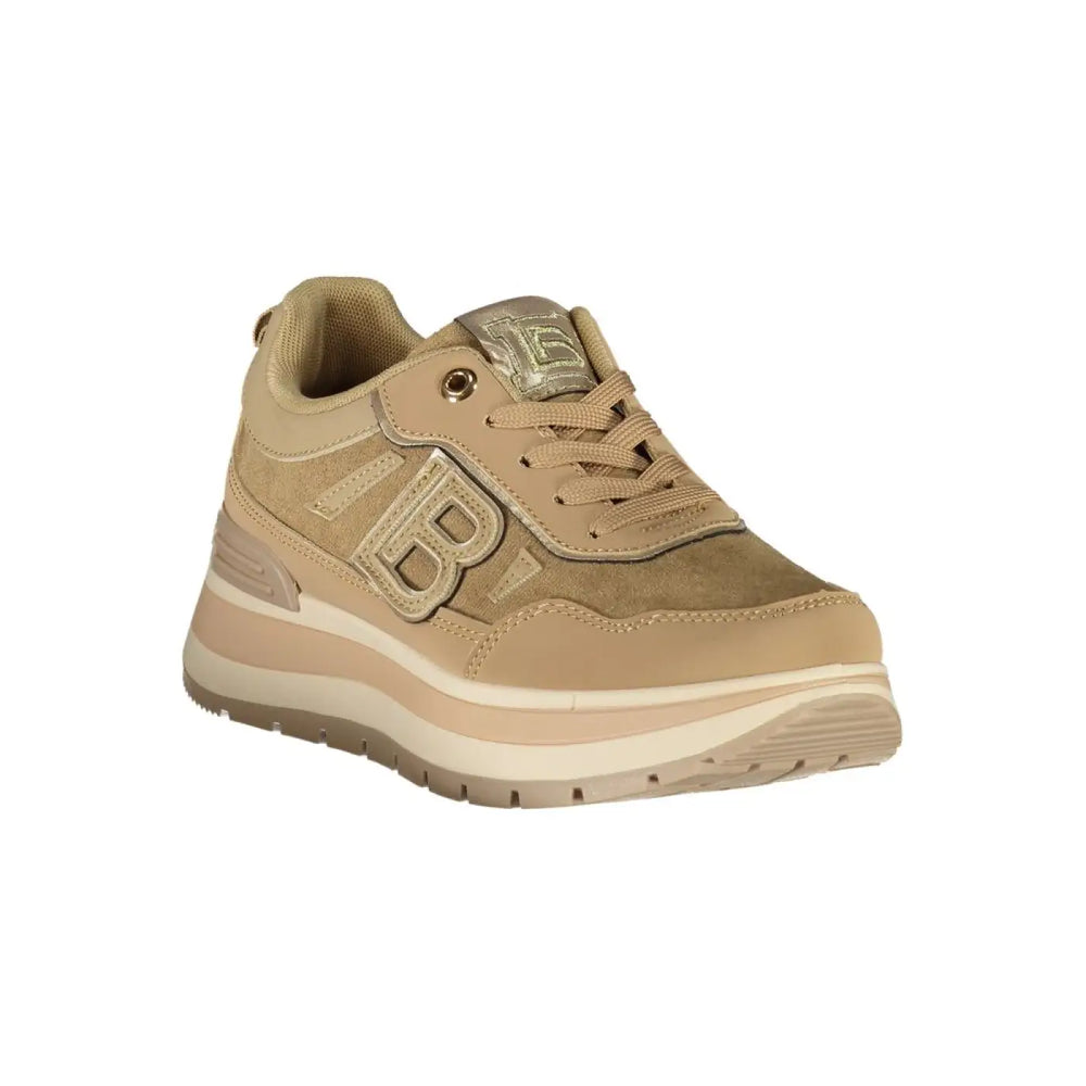 Laura Biagiotti Brown Polyurethane Women’s Sneaker