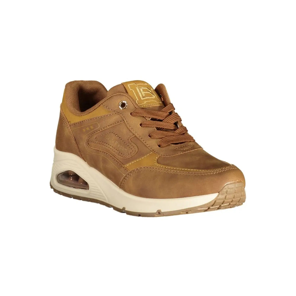 Laura Biagiotti Brown Polyurethane Women’s Sneaker