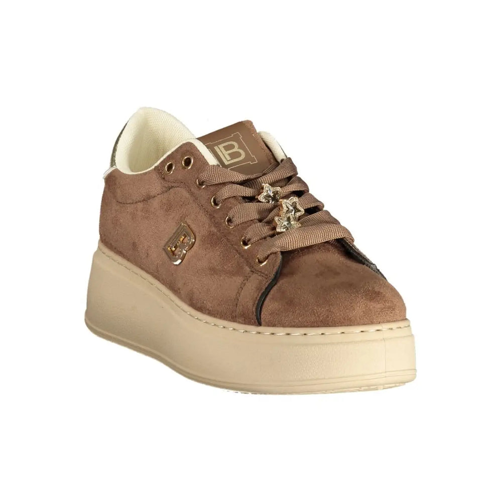 Laura Biagiotti Brown Polyurethane Women’s Sneaker