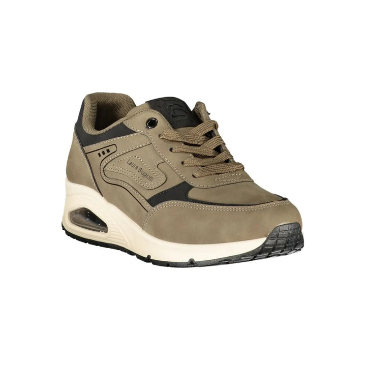 Laura Biagiotti Gray Polyurethane Women’s Sneaker