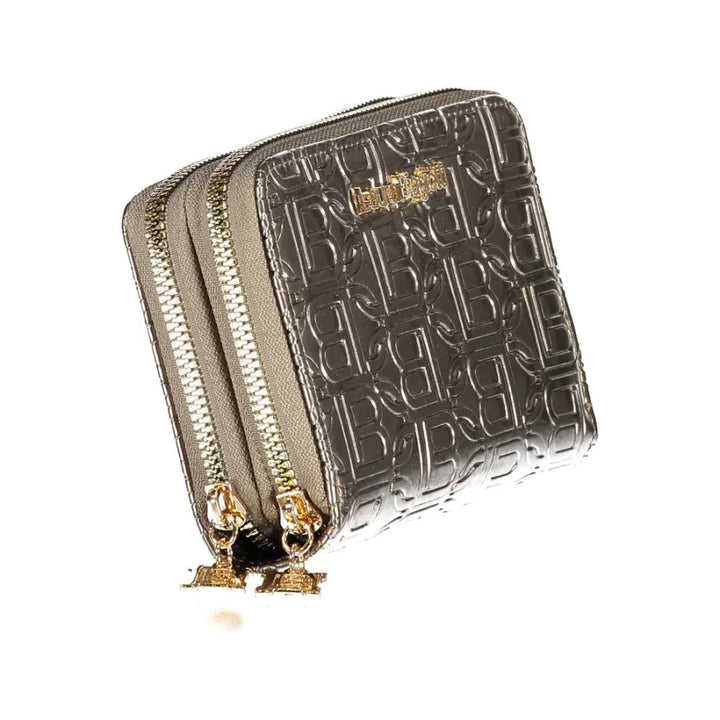 Laura Biagiotti Grigio Polyurethane Women Wallet