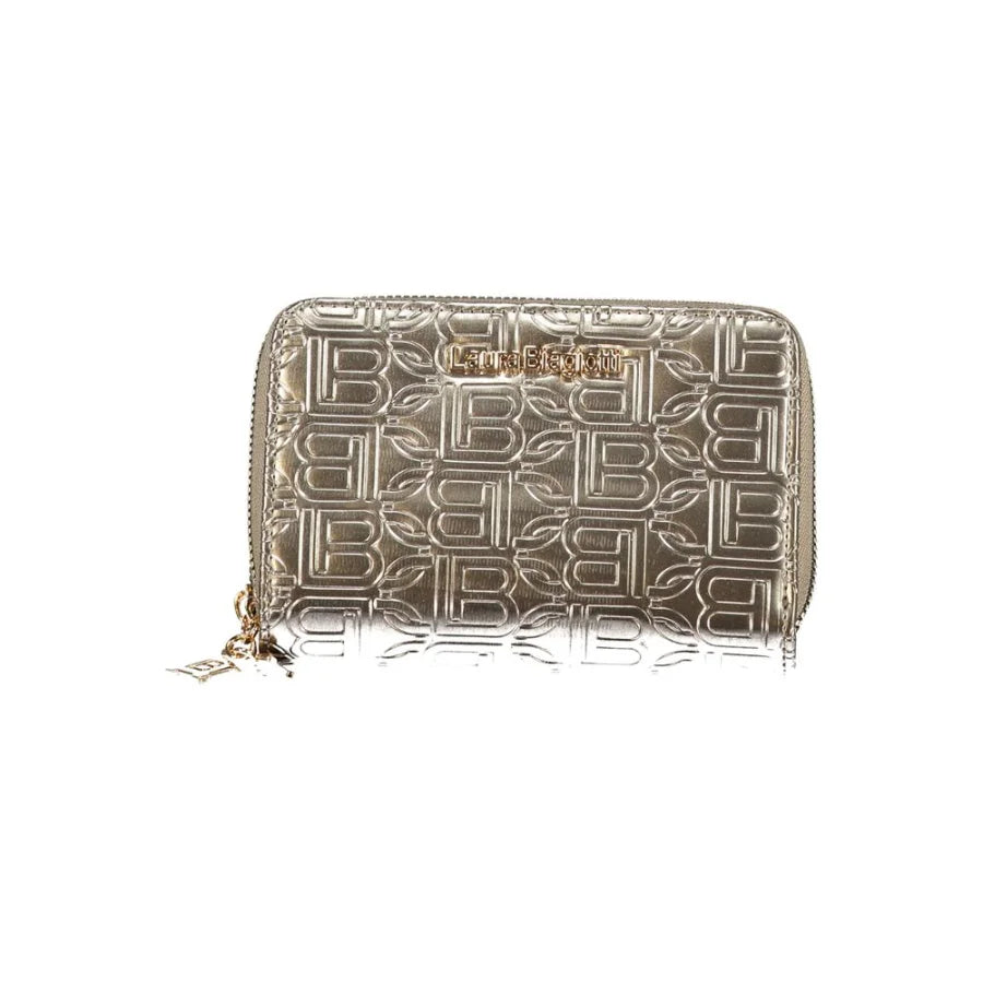 Laura Biagiotti Grigio Polyurethane Women Wallet