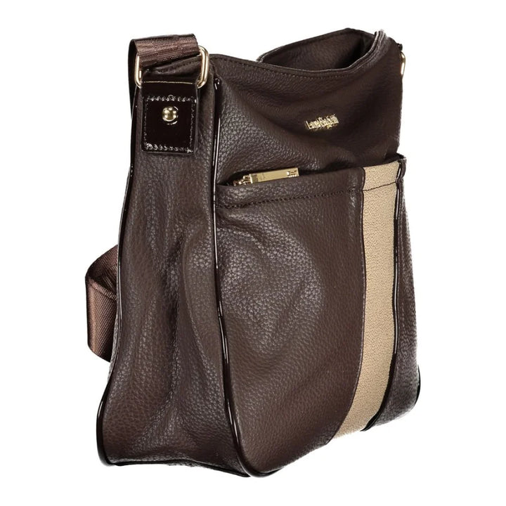 Laura Biagiotti Marrone PVC Women Handbag