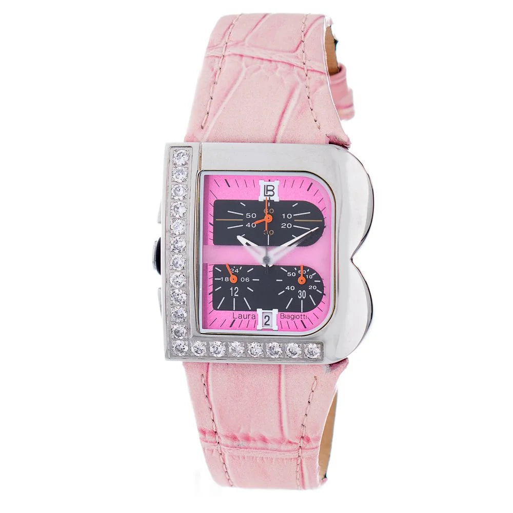 Laura Biagiotti Multicolor Leather Dress Watch