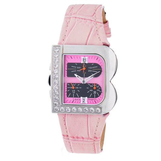 Laura Biagiotti Multicolor Leather Dress Watch