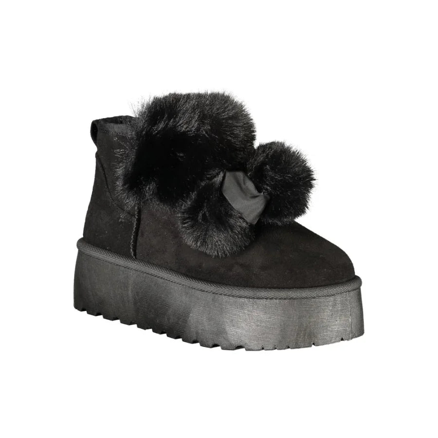 Laura Biagiotti Nero Polyester Woman Ankle Boot