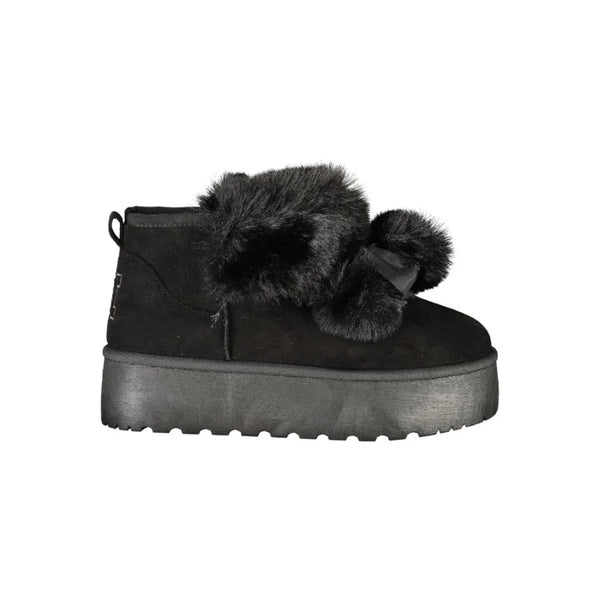 Laura Biagiotti Nero Polyester Woman Ankle Boot