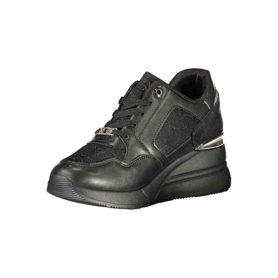 Laura Biagiotti Nero Polyurethane Women Sneaker