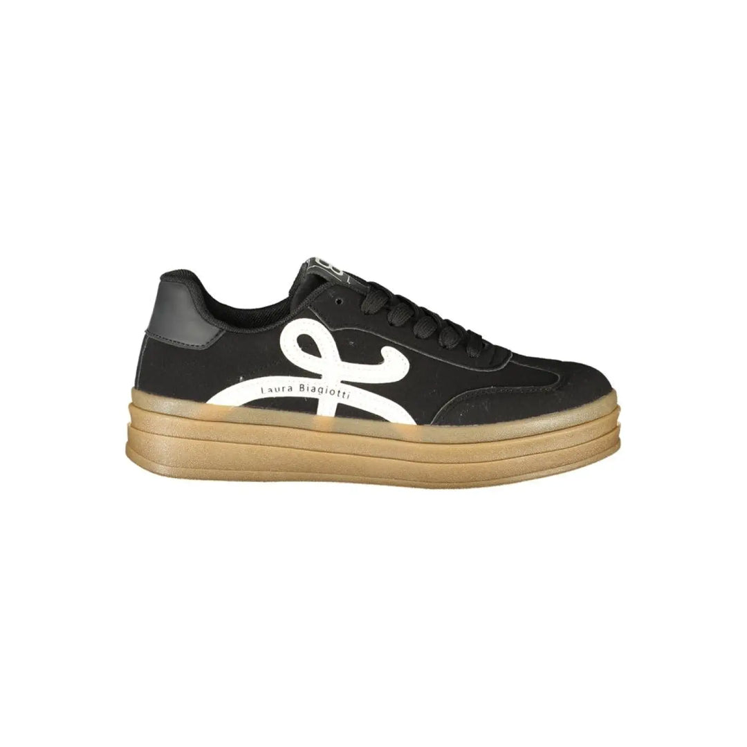Laura Biagiotti Nero Polyurethane Women’s Sneaker