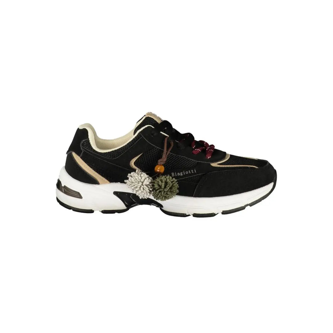 Laura Biagiotti Nero Polyurethane Women’s Sneaker