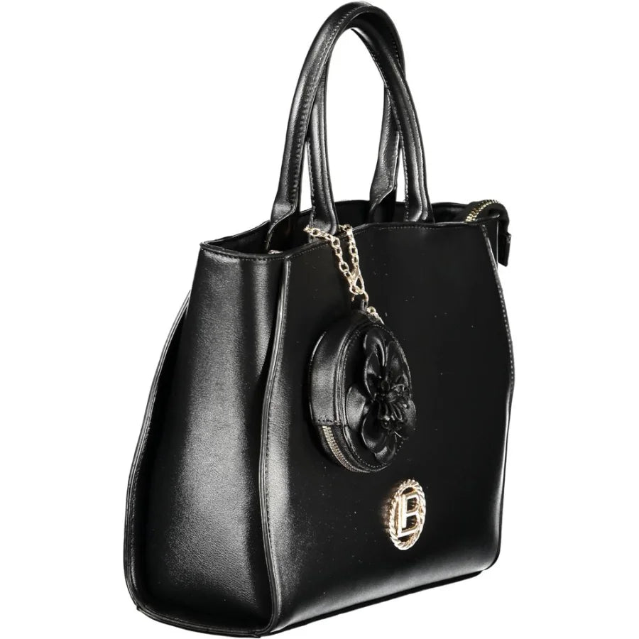 Laura Biagiotti Nero PVC Women Handbag