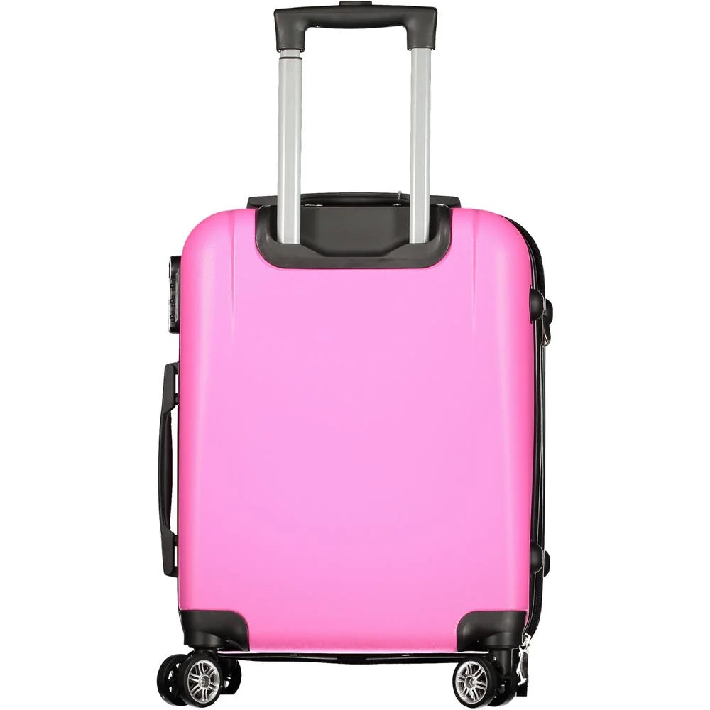 Laura Biagiotti Rosa Poliuretano Women’s Travel Bag