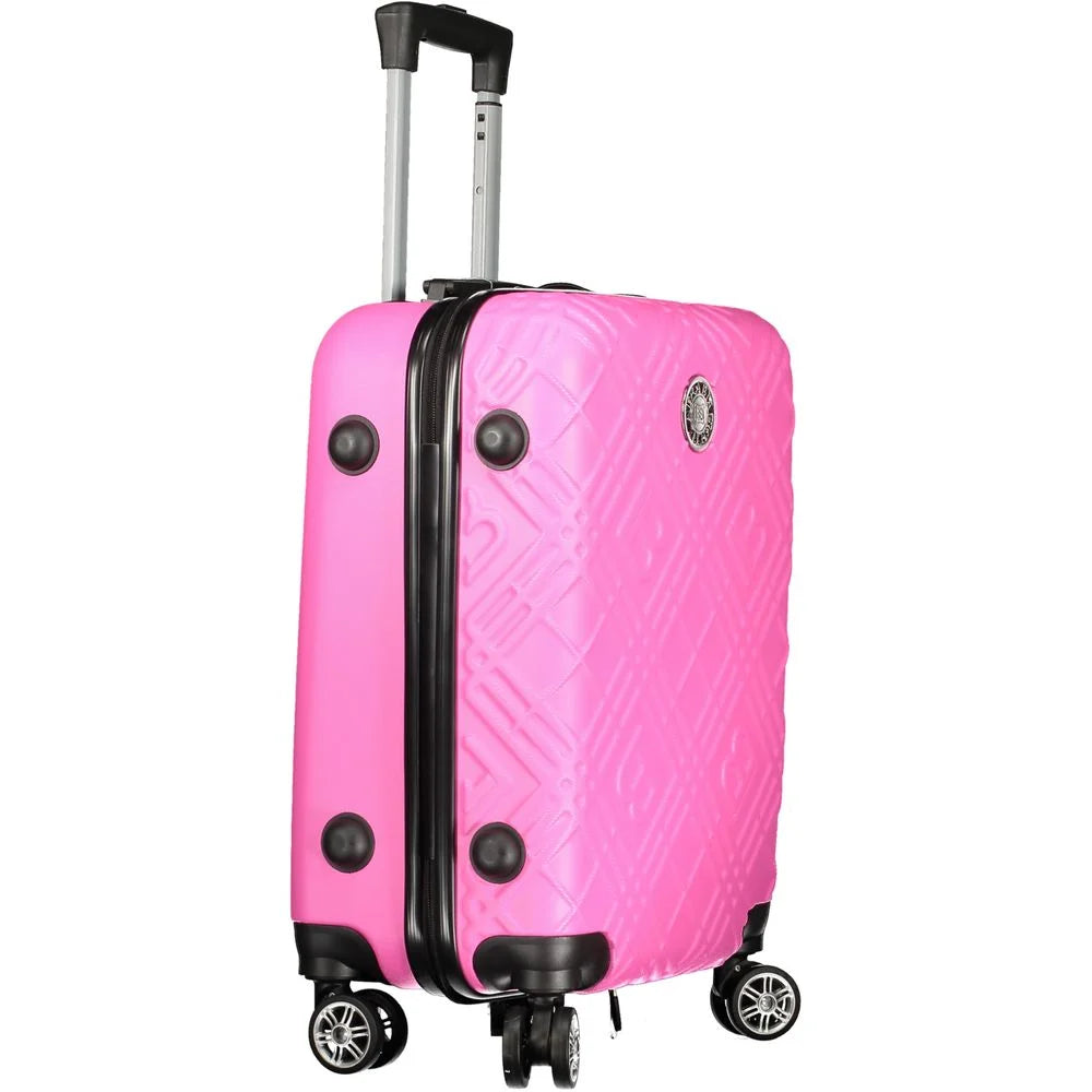 Laura Biagiotti Rosa Poliuretano Women’s Travel Bag