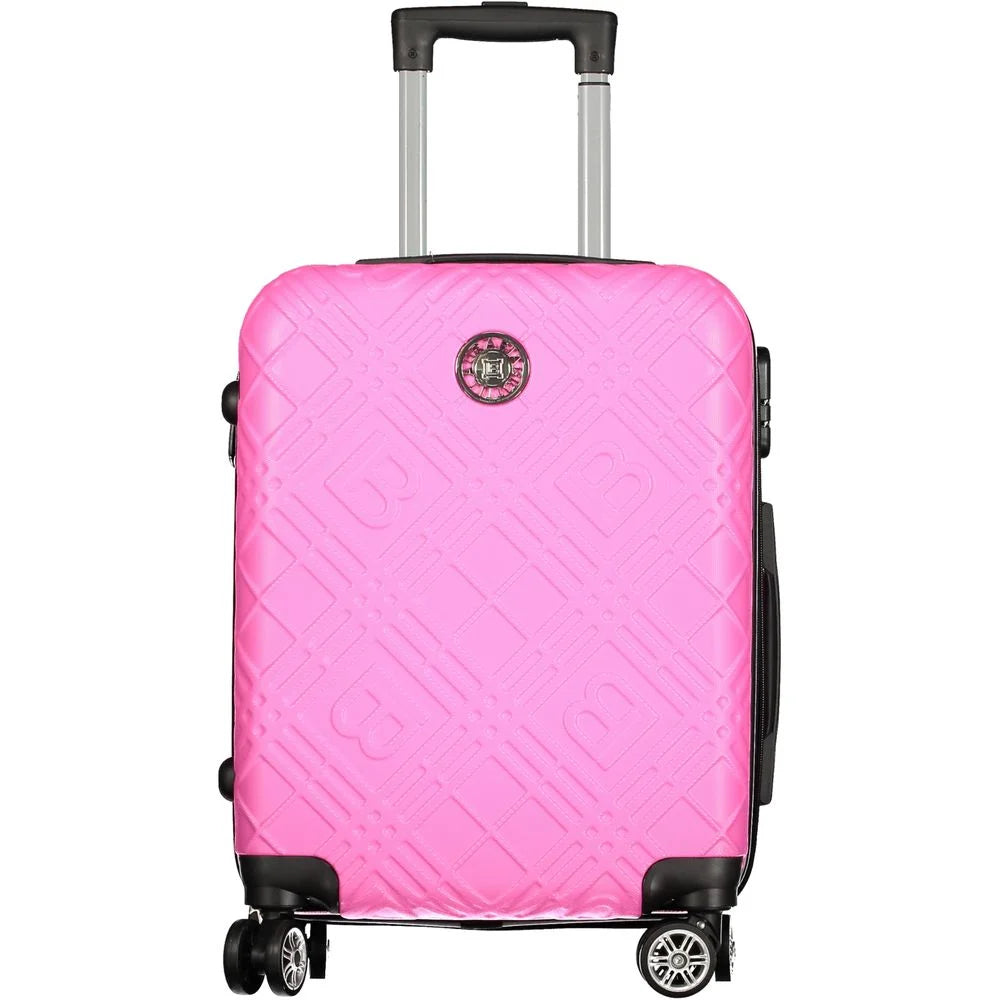 Laura Biagiotti Rosa Poliuretano Women’s Travel Bag