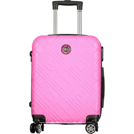 Laura Biagiotti Rosa Poliuretano Women’s Travel Bag