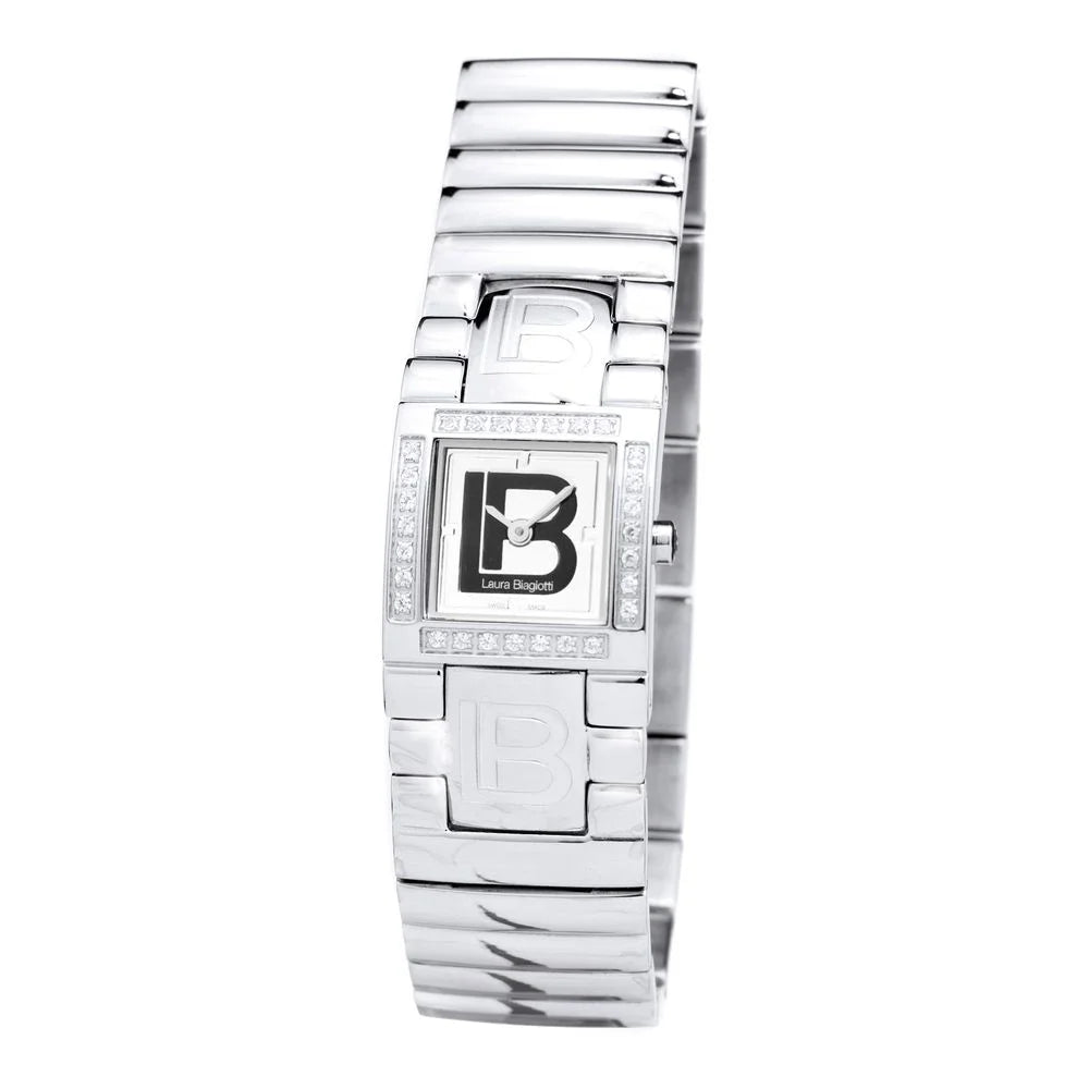 Laura Biagiotti Silver Stainless Steel Quartz Watch 20mm