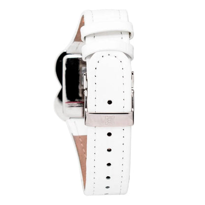 Laura Biagiotti White Leather Dress Watch