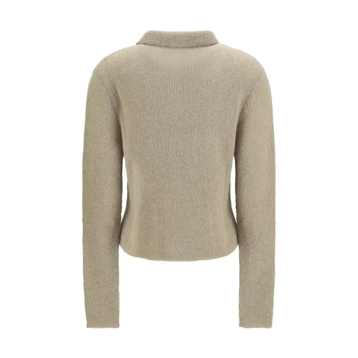 Our Legacy Beige Alpaca Vicugna Pacos Polo Shirt