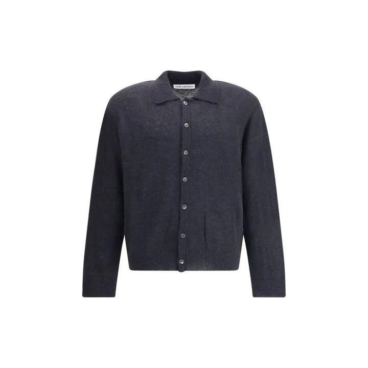 Our Legacy Black Alpaca Vicugna Pacos Cardigan