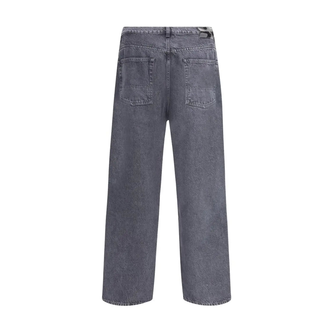 Our Legacy Black Cotton Relaxed Fit Jeans