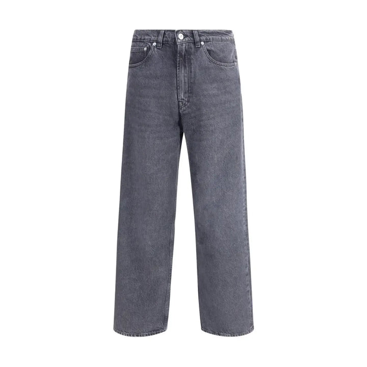 Our Legacy Black Cotton Relaxed Fit Jeans