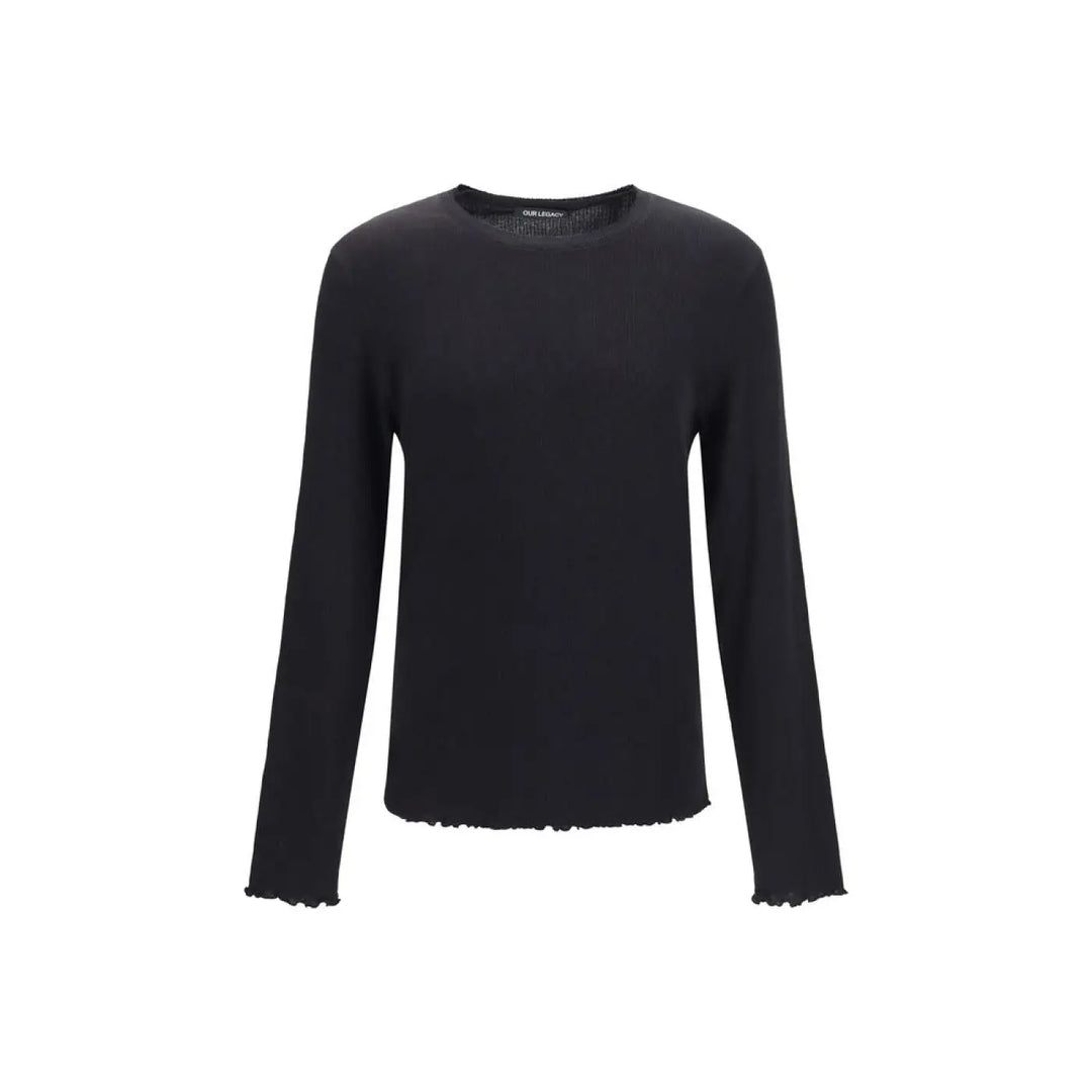 Our Legacy Black Cotton Sweatshirt
