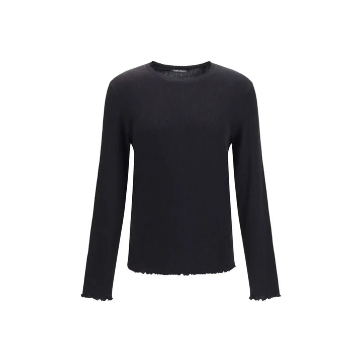 Our Legacy Black Cotton Sweatshirt